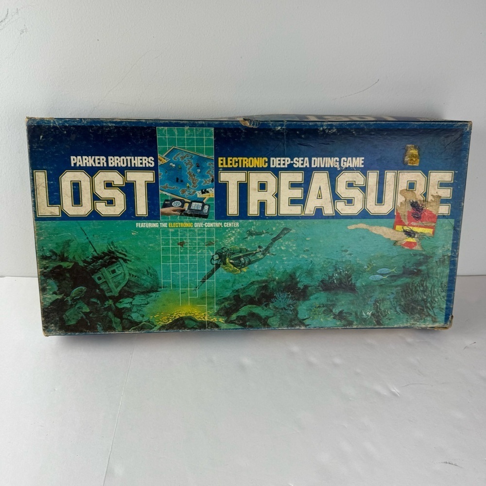 Vintage Lost Treasure Board Game BOX ONLY. SEE ALL. - Picture 1 of 3